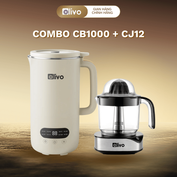 Combo Olivo CB1000 + CJ12 – Máy Xay Công Suất Lớn & Máy Ép Trái Cây – Gia Dụng Nhà Bếp Cao Cấp Chính Hãng