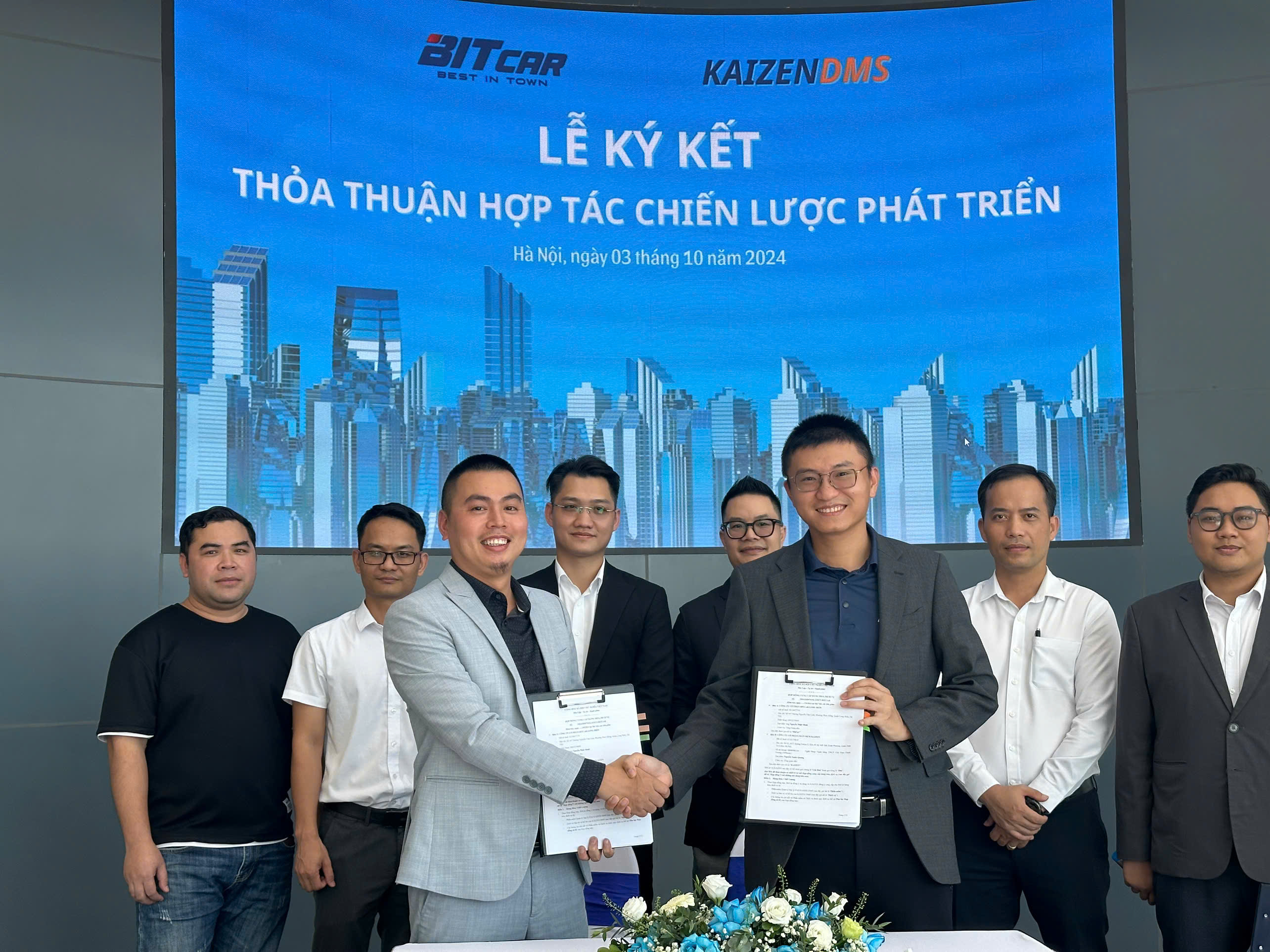 KAIZEN DMS chính thức trở thành đối tác chiến lược của Ô tô BYD cùng Bitcar Việt Nam.