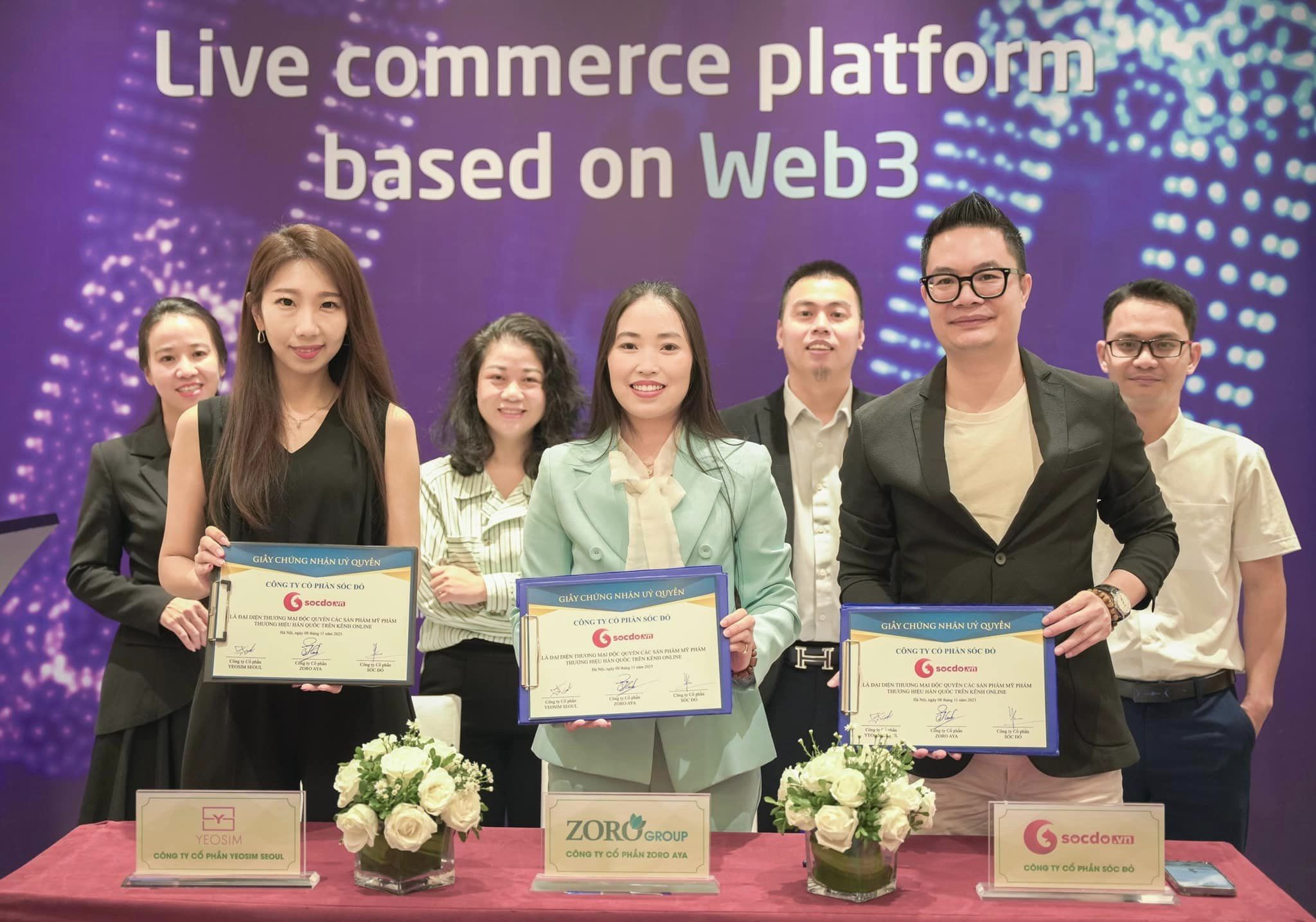 LỄ KÝ KẾT HỢP TÁC CHIẾN LƯỢC 3 BÊN GIỮA  YEOSIM SEOUL - SÓC ĐỎ - ZORO AYA