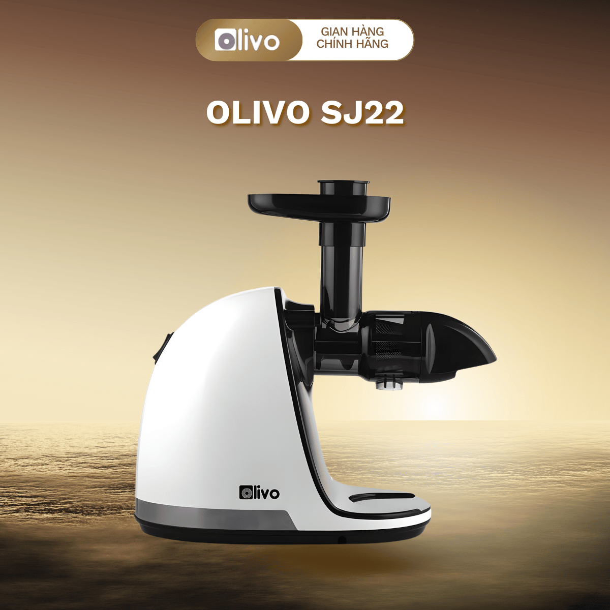 Máy Ép Chậm Trục Ngang OLIVO SJ22 Elimted - Ép Rau Không Lo Kẹt Máy - Ép Kiệt Bã - Dễ Vệ Sinh